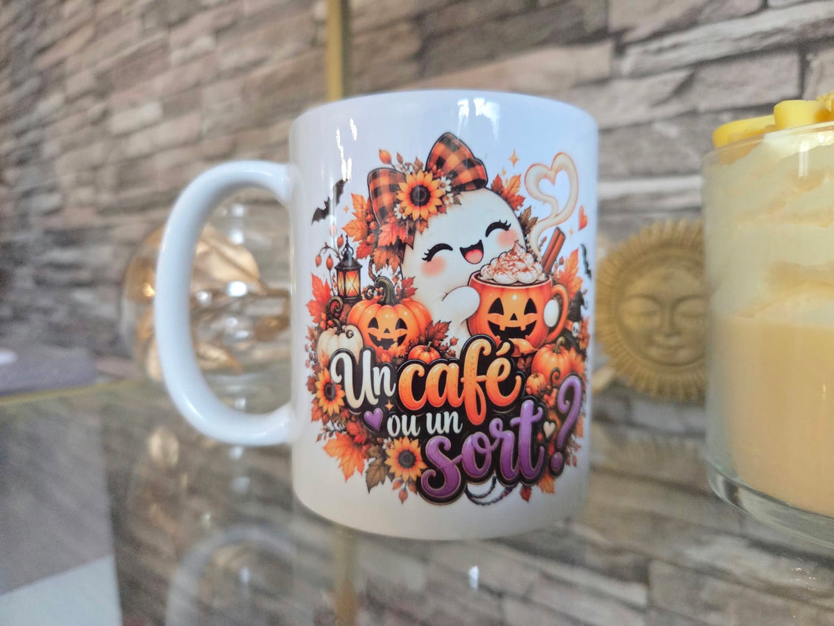 Tasse céramique theme Halloween