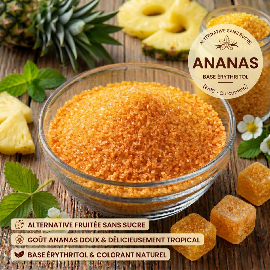 Sucre Aromatisé ananas - IG nul