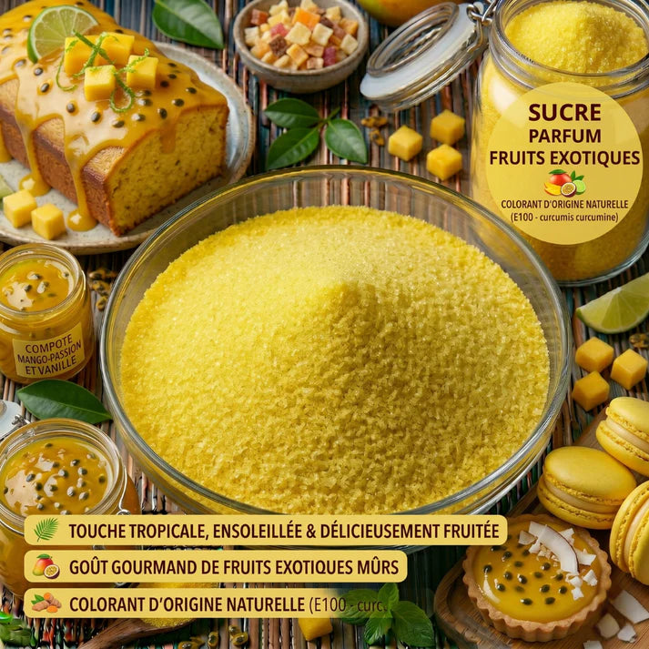 Sucre fruits exotiques