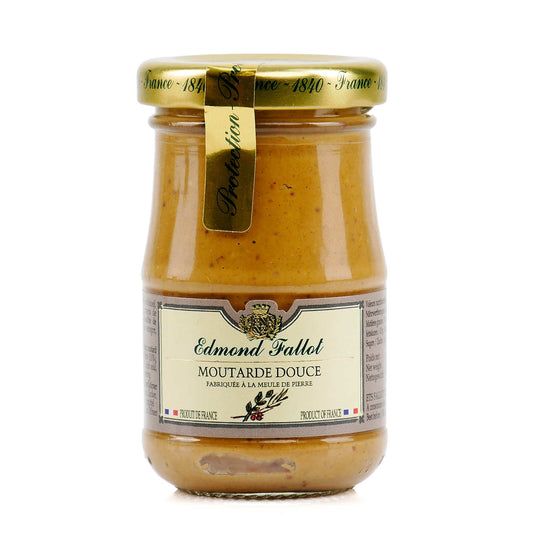 Moutarde brune douce aux aromates et au vinaigre - 105gr