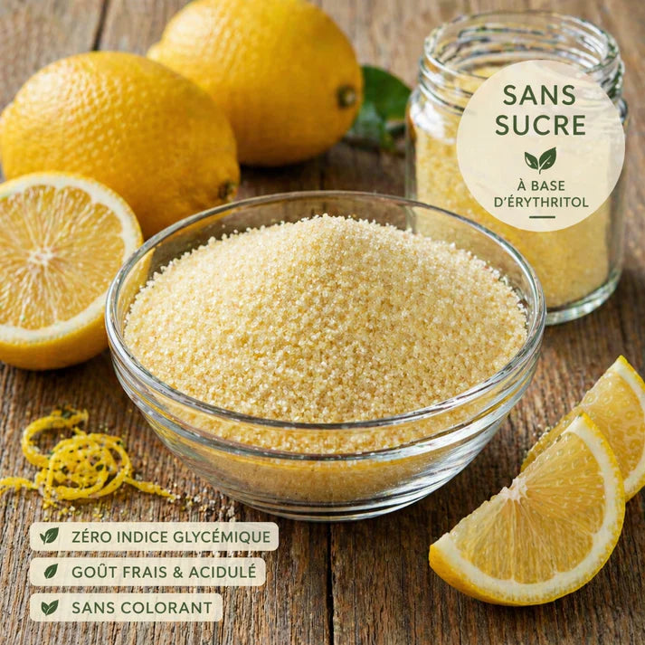 Sucre Aromatisé citron - IG nul