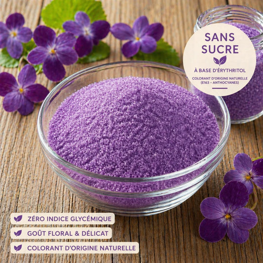 Sucre Aromatisé Violette - IG nul