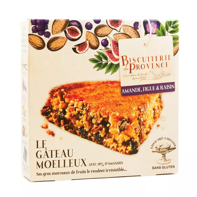 Amandier sans gluten aux figues et raisins