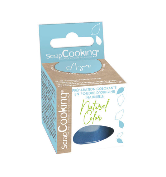 Poudre Natural Color - Bleu azur