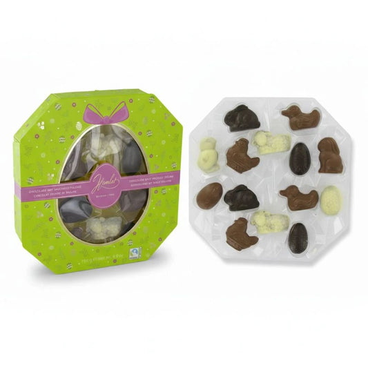 Boîte assortiments Pâques praliné 195g