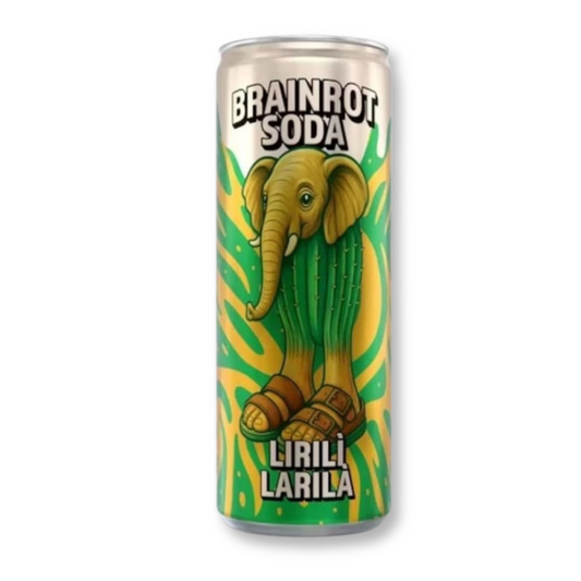 Soda Liriti Larila Bubble Gum- Brainrot