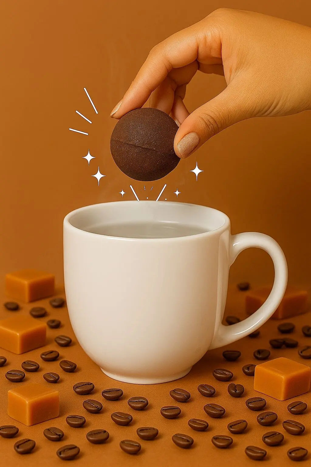 bombe à café caramel