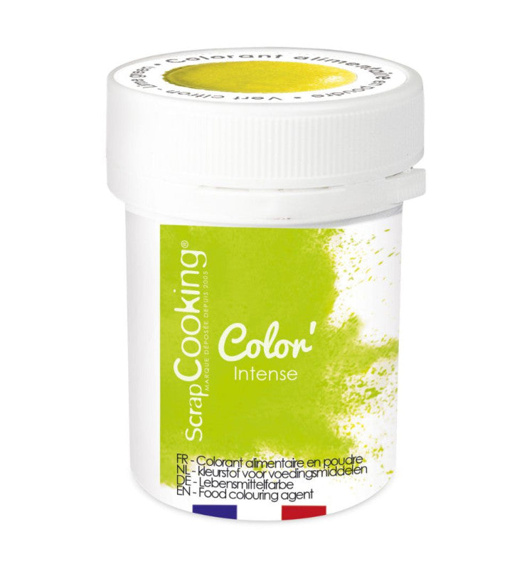 Colorant alimentaire en poudre - Citron vert
