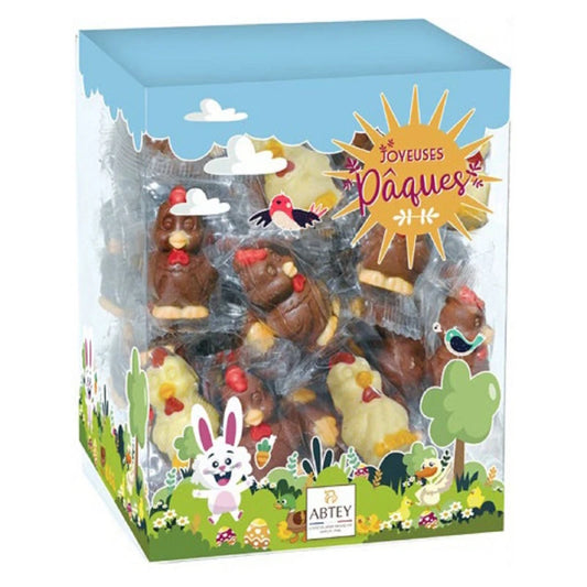 Cocottes décorées lait blanc s/cello 10g en tubo