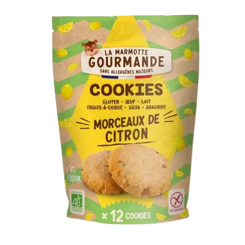 Cookies sans gluten aux zestes de citron
