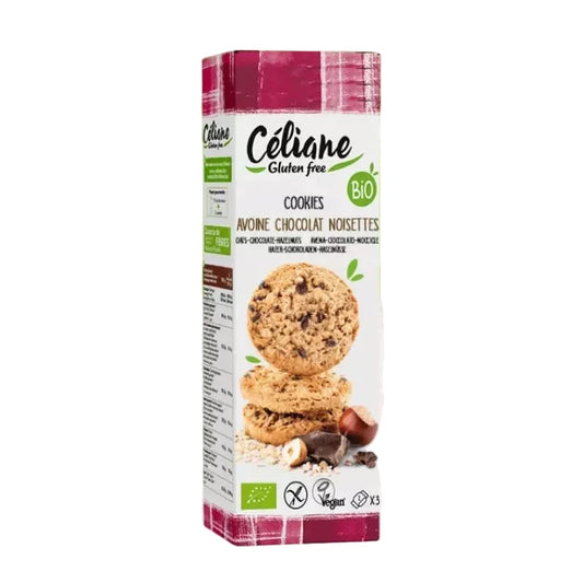 Cookies flocons d'avoine chocolat noisette - par 2