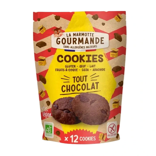 Cookies sans gluten tout chocolat