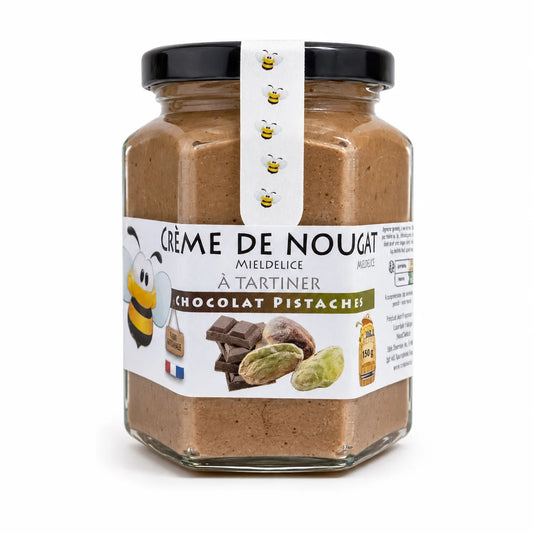 Crème de nougat Chocolat Pistaches