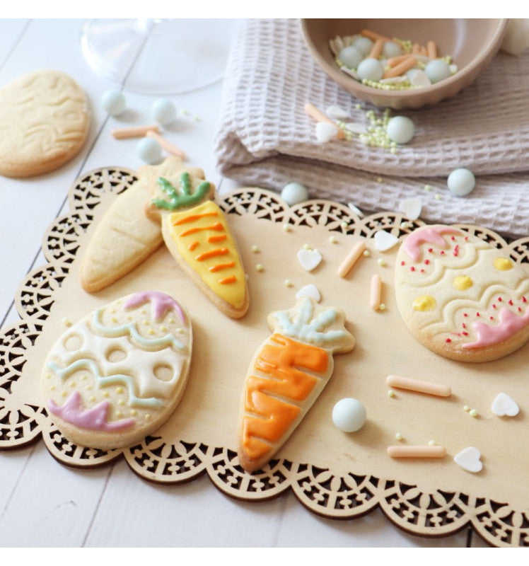 Emporte-pièces éjecteurs pour biscuits Pâques x2