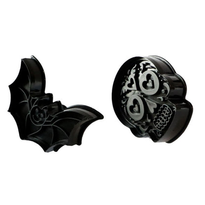Emporte-pièces éjecteurs pour biscuits Halloween x2