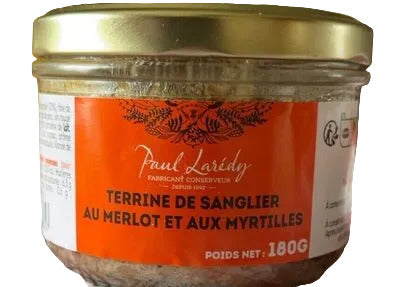 Terrine de sanglier au merlot et aux myrtilles - 90gr