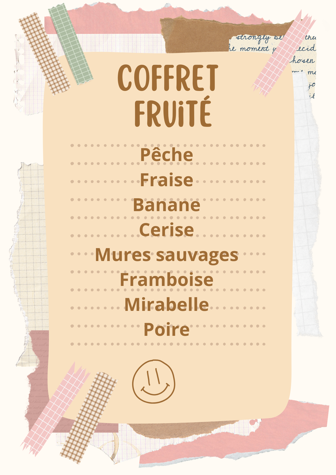 Coffret fondants