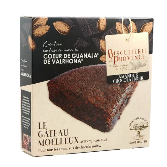Gâteau aux amandes et au chocolat Valrhona sans gluten
