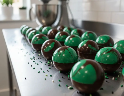 Bombe de chocolat chaud menthe Chocolat 70%