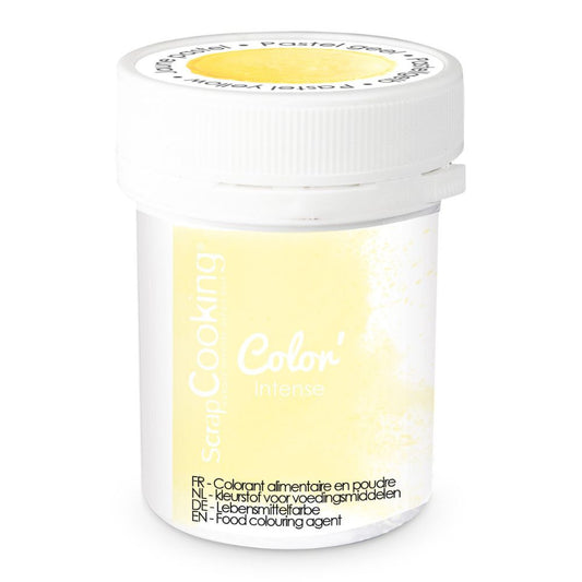 Colorant alimentaire en poudre - Jaune pastel