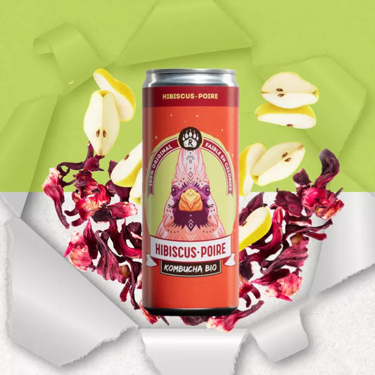 Kombucha hibiscus poire sans gluten - par 2