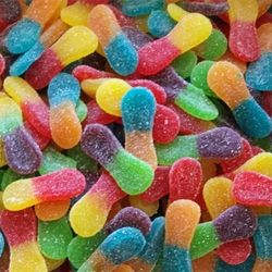 Langues multicolor acide - 200gr