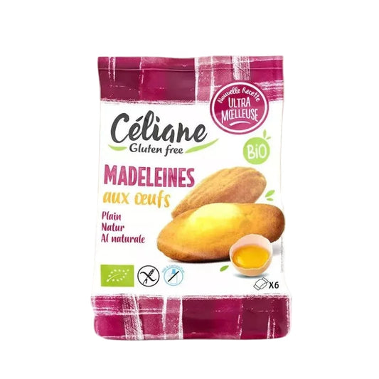 Madeleines aux oeufs sans gluten et bio - par 2