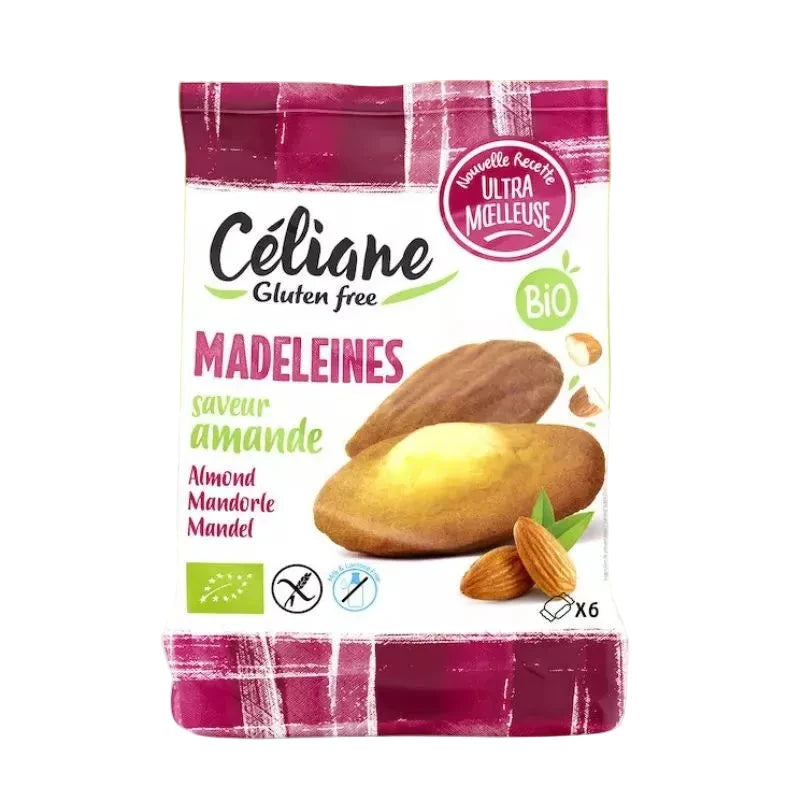 Madeleines saveur amande sans gluten et bio  - par 2