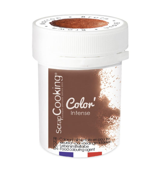 Colorant alimentaire en poudre - Marron