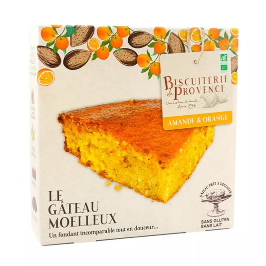 Gâteau moelleux orange et amandes sans gluten
