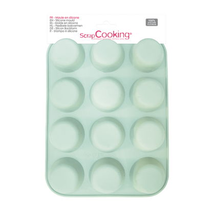 Moule silicone 12 muffins