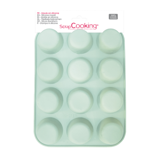 Moule silicone 12 muffins