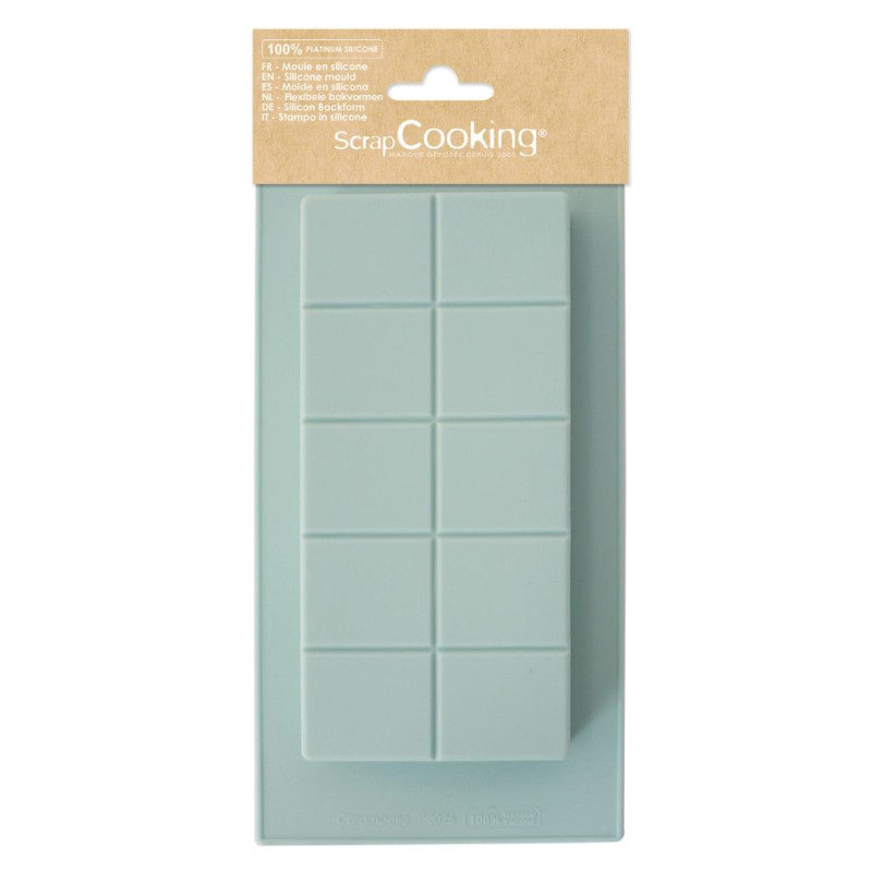 Moule en silicone pour tablette en chocolat