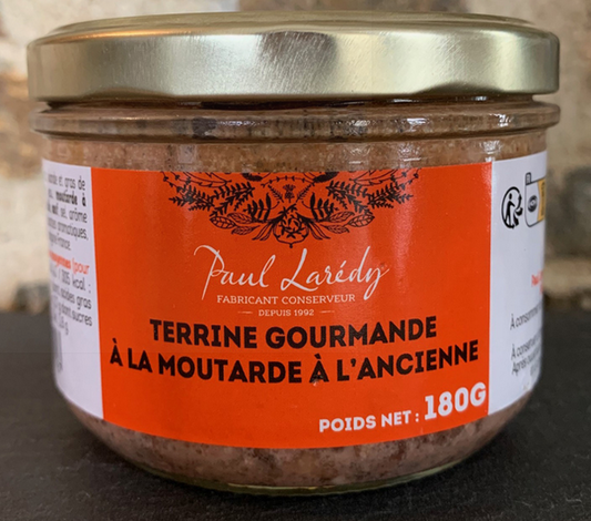 Terrine gourmande à la moutarde à l'ancienne - 90 ou 180g
