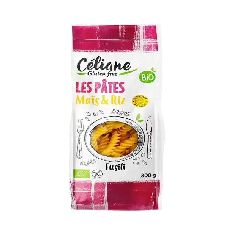 Pâtes sans gluten fusilli bio  - par 2