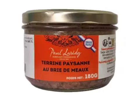 Terrine paysanne au Brie de Meaux - 90 ou 180g