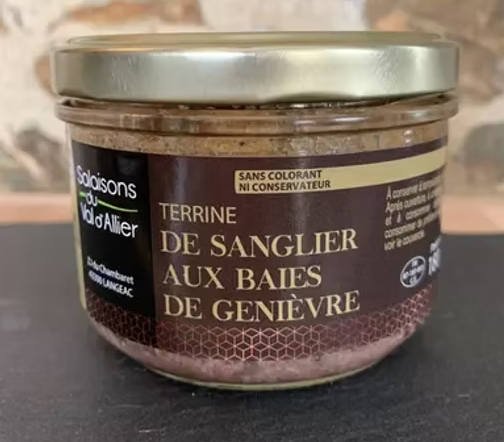 Terrine de Sanglier aux baies de Genièvre 180gr