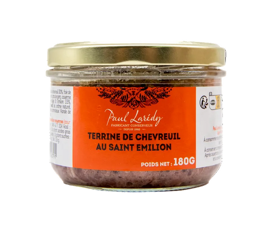 Terrine de chevreuil au Saint Emilion - 90 ou 180g