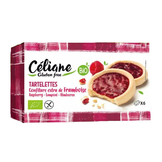 Biscuits tartelettes à la framboise sans gluten et bio - par 2